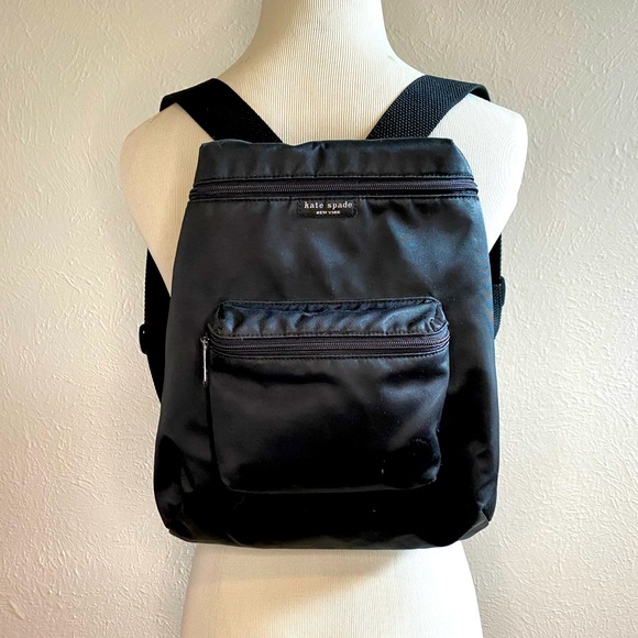 Kate Spade Vinyl Mini Backpack with two pockets - Picture 2 of 8